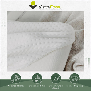 Almohada Clásica Blanca de Espuma Viscoelástica de Excelente Calidad, Ampliamente Vendida y Muy Solicitada, a Precio de Mayoreo, Origen España - Product Image 4