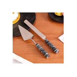 Juego de Herramientas de cocina con mango de diseño de rama de Portugal, utensilios de plata para queso, rebanador de queso y espátula - Product Image 6