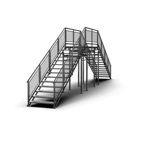 Plataforma de Entrenamiento QLI Staircase Rig 2 Cells QSR2C, Plataforma Funcional Profesional con Sistema de Escaleras Integrado, Estructura Resistente para Gimnasios - Product Image 4