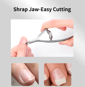 High Quality Professional Nail Care Manicure Pedicure Stainless Steel Double Spring Cuticle Nippers - Product Image 2