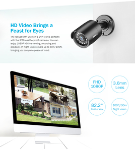 ANNKE Hệ Thống Camera An Ninh <span class=keywords><strong>DVR</strong></span> 4CH 5MP H.265 + 5 Trong 1 4 Camera Giám Sát CCTV Ngoài Trời 1080P HD Phát Lại <span class=keywords><strong>P2P</strong></span> - Product Image 6