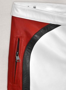 Pantalones de cuero de longitud regular de alta calidad 100%/pantalones de cuero hechos de tela de secado rápido de calidad superior - Product Image 5