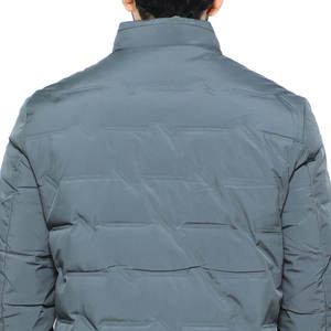 Nuevas chaquetas cortavientos de lona de calidad superior para hombre con logotipo frontal personalizado, cierre de doble botonadura transpirable y forro de algodón - Product Image 6