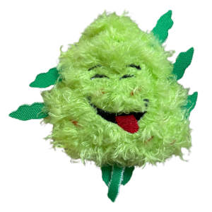 Mon nom est Bud Jr, jouet pour chat en herbe à chat amusante, en forme de pot de marijuana, mignon et en peluche, parodie - Product Image 1