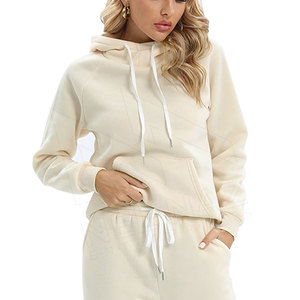 Dernier modèle de sweat-shirt à manches longues et de jogging de sport sexy pour femmes survêtements fitness 100% coton par sublimation pour femmes - Product Image 6