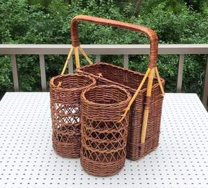 STAR CRAFTS INDIA Wicker Bamboo <b>Kitchen</b> Cutlery Organizer <b>Utensil</b> <b>Holder</b> Silverware Organizer for Flatware <b>Kitchen</b> for Storage - Product Image 5