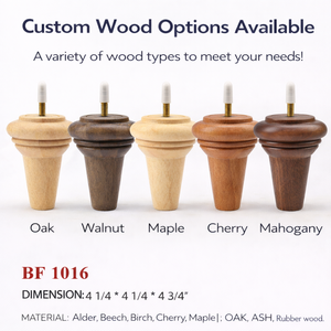 Round Turned Solid Wood Heavy Duty Premium Quality Traditional Design Furniture Legs for <b>Sofa</b> <b>Chair</b> <b>Bed</b> Living Room Bedroom - Product Image 3