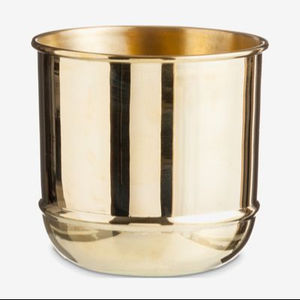 Mini maceta para el hogar, hoteles y jardín, color dorado, forma redonda, mesa de metal, macetas decorativas, accesorios de decoración para el hogar - Product Image 1