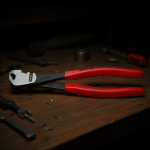 คีมตัดปลายแบบแรงยกสูงของ Knipex สีดำเคลือบอะทราเมนต์ พร้อมหัวขัดเงาและด้ามจับเคลือบพลาสติก - Product Image 3