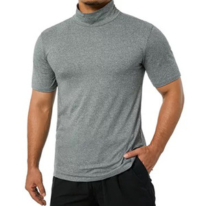 Fournisseurs à bas prix pour les vêtements New Tee Blank Custom Mock Neck Fit Eco Friendly Camisetas Femininas - Product Image 2