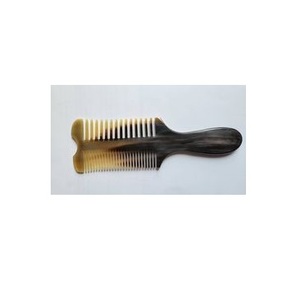Peigne en corne de buffle fabriqué à la main personnalisé de haute qualité outil de coiffure écologique de l'Inde - Product Image 2