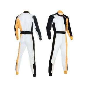 Combinaison de course de moto personnalisée de qualité supérieure, une pièce, en polyester, vêtements de sport pour motards, coupe-vent, durable, respirant, unisexe - Product Image 2