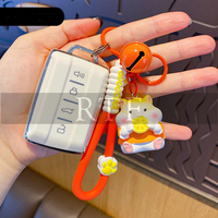 Dessin animé lotus animal résine poupée porte-clés mignon panda cochon sac voiture pendentif sac porte-clés par Raw to Fine