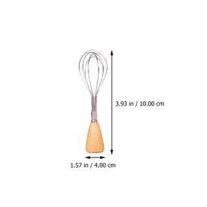 Batteur à œufs en acier inoxydable durable, poignée antidérapante, compatible lave-vaisselle et four, écologique, pratique pour la pâtisserie, la cuisine et la préparation - Product Image 5