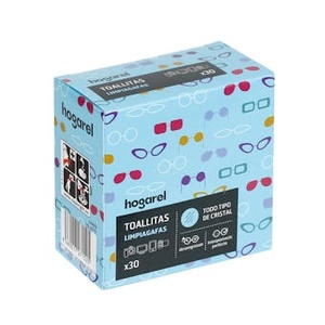 Hogarel Lot de 30 lingettes nettoyantes pour lunettes - Product Image 1