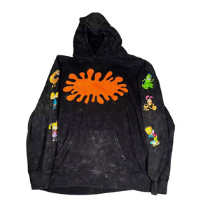 Winter Oversized Vintage Fleece Hoodie <b>Men</b> Cotton Acid Wash Hooded Sweatshirt Baggy Casual Streetwear <b>Pullover</b> with Pocket - Product Image 1