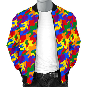 แจ็คเก็ตบอมเบอร์แบบซับลิเมชั่นขายดีที่สุดสำหรับผู้ชาย ผ้าแคนวาส ระบายอากาศ แห้งเร็ว ปรับแต่งได้ - Product Image 4