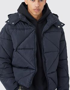 Chaqueta de burbuja de poliéster personalizada al por mayor, chaqueta de invierno acolchada para hombre, chaqueta acolchada con capucha gruesa y cálida para hombre con calidad superior - Product Image 3