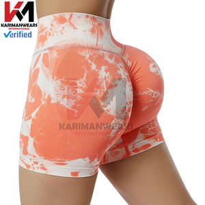 Pantalones cortos de gimnasio de la mejor calidad diseño personalizado último estilo nuevo modelo pantalones cortos de gimnasio personalizados mujeres logotipo personalizado Fitness Yoga Activewear - Product Image 3