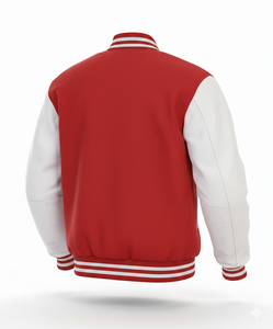 Chaqueta Universitaria Unisex con Logotipo Personalizado, Tejido de Lana, Exterior de Poliéster, Resistente al Viento, Protección UV, Transpirable, Estilo Urbano - Product Image 2