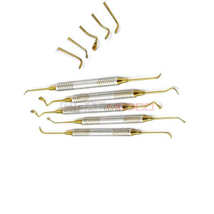 Kit de elevación sinusal de alta calidad, 5 uds., juego de instrumentos médicos dentales chapados en oro de acero inoxidable, cirugía oral profesional sinusal - Product Image 3