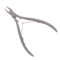 Coupe-cuticules professionnel en acier inoxydable léger et incurvé, outil de soin des ongles de haute qualité, coupe-ongles à mâchoires larges
