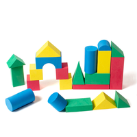 Juguete Educativo U.S.L. Modelo C2003B01 Bloques de Espuma EVA Unisex, Juego de 36 Piezas para Construir Edificios Modernos, para Edades de 0 a 24 Meses