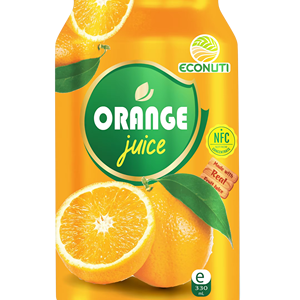 La mejor bebida de jugo de naranja de 330mL, bebida de frutas tropicales con sabor a coco de Vietnam, botellas OEM, servicio de proveedor de procesamiento Natural - Product Image 1
