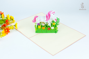 Wholesale Customizable 3D Pop-up Animal Cards Handicraft <b>Paper</b> <b>Crafts</b> for Wedding Birthday Unique Gift Ideas KIRICARD Brand - Product Image 5