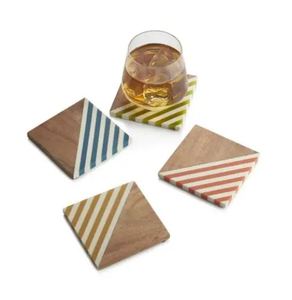 Trending Admirable Design Coasters for Table Decoration Natural Finished Pure <b>Wooden</b> Coaster and Reusable <b>Placemats</b> Home Hotels - Product Image 1