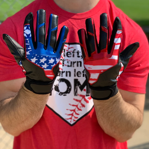Unisex Professional Customized Logo Design Cabreta Leather Batting Gloves Breathable Softball and Baseball Gloves - Product Image 2