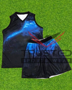Uniformes de Baloncesto Personalizados con Impresión por Transferencia de Calor, Transpirables, que Absorben la Humedad, Antibacterianos, Camisetas y Pantalones Cortos de Verano, MOQ Bajo - Product Image 3