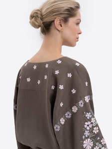 Blusa Casual de Mujer de Calidad, Primavera 2025, Blanca y Amarilla, Tejida, 100% Algodón, Manga Corta - Product Image 4