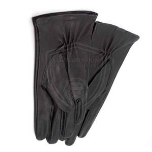 Guantes de cuero con aspecto atemporal y forro interior cómodo Guantes de cuero para uso en exteriores con material duradero - Product Image 5