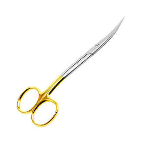 Ciseaux dentaires médicaux en acier inoxydable à vendre, ciseaux à gencives personnalisés, 11 cm, incurvés, instruments médicaux dentaires - Product Image 5