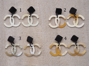 Pendientes de cuerno de búfalo 100% naturales hechos a mano, diseño personalizado, joyería de gota de cuerno de buey, producto artesanal natural aceptable - Product Image 4