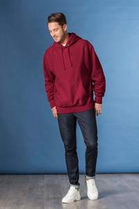 Pull-over en coton épais personnalisé pour hommes, sweat-shirt à capuche de sport décontracté à cordon épais pour l'hiver - Product Image 2