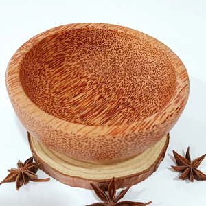 Ensemble de bols traditionnels en bois de noix de coco pour servir des aliments au meilleur prix bols en bois de coco faits à la main naturels - Product Image 2