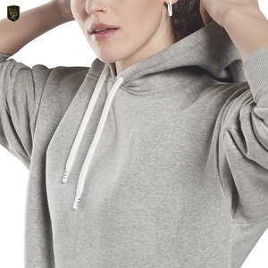 Oversized Women Baggy Hoodies Knitted Front Logo Drop Shoulder Soft Cotton Loose Fit Winter Fashion Streetwear Casual Daily Wear - Product Image 6