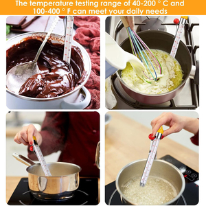 Thermomètre de cuisine pour bonbons et fritures en verre Thermomètre de <span class=keywords><strong>cuisson</strong></span> pour bonbons - Product Image 5