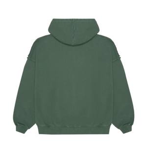 Custom <b>Zipper</b> <b>Sweatshirt</b> Drop Shoulder Zip up Pullover Women's Cotton Hoodies - Product Image 4