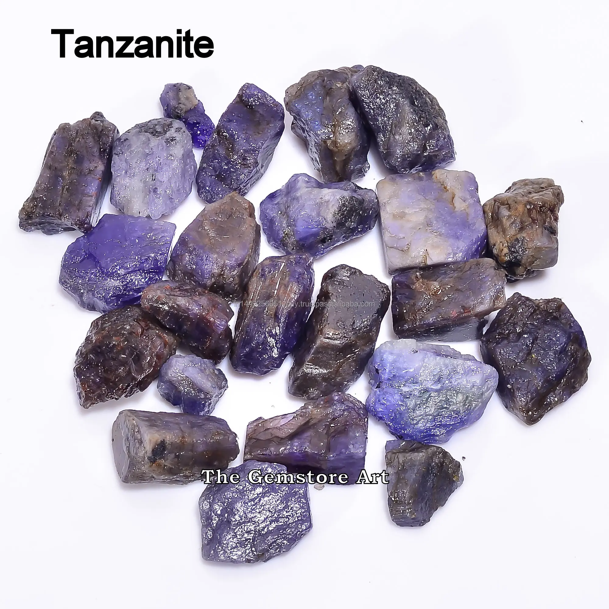 Natural Tanzanite Crystal Raw Roughs Small Size Rough Rocks Healing Gemstone Chunks Rough Stone