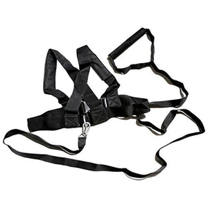 Harnais de résistance aux épaules noir en PP, bande de Fitness pour la Gym, vente en gros - Product Image 1