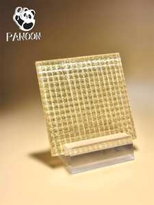 Vidrio laminado templado transparente con patrón dorado para pared de cortina industrial Escalera Paneles de pared modernos y divisores de espacio - Product Image 5