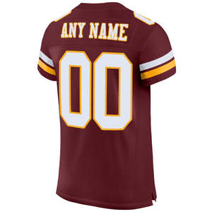 Venta al por mayor nombre personalizado fútbol americano Jersey poliéster hecho bordado Logo deportes moda ventilador fútbol Jersey para adultos - Product Image 3