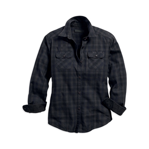 Men's Casual Flannel Fleece Jacket Plaid Shirt Coat With Front Logo <b>Sherpa</b> <b>Lined</b> And Single Button Warm Winter Outerwear - Product Image 6