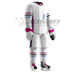 Uniformes de hockey personnalisés sublimés de n'importe quelle couleur ou taille pour un confort rapide et une durabilité parfaits pour les clubs et les écoles à vendre - Product Image 3