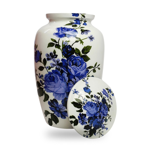 Handcrafted Meena Coated Cremation Urns Elegant <b>Keepsake</b> & Adult Urns Leakproof Engravable Memorial <b>for</b> <b>Ashes</b> - Product Image 1