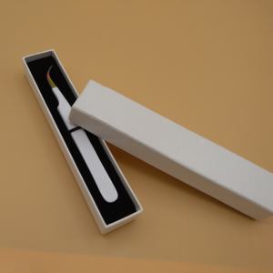Custom Professional Stainless Steel Eyelash Tweezers <b>Smooth</b> Tip Precision Grafting <b>Tool</b> Anti-Static Perfect Grip Custom Logo - Product Image 5