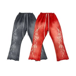 Rafel Mart Industries-Pantalon de survêtement vierge de haute qualité personnalisé pour hommes avec lavage à l'acide évasé - Product Image 3